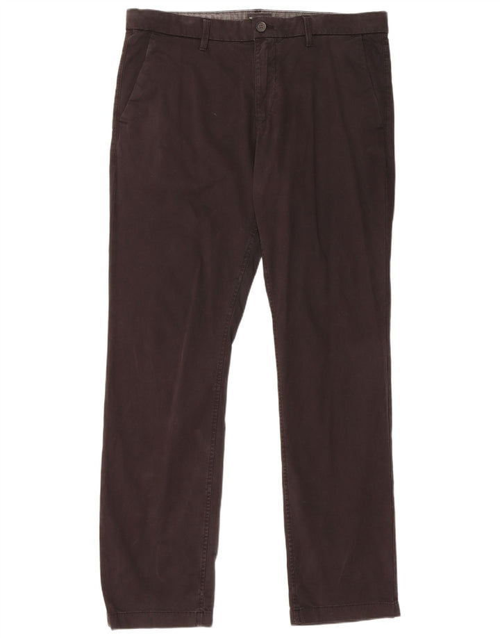 TIMBERLAND Gerade Chino-Hose für Damen, W36, L34, schwarze Baumwolle