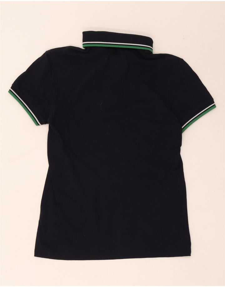 Fred Perry Herren-Poloshirt, klein, marineblau, gestreift, Baumwolle