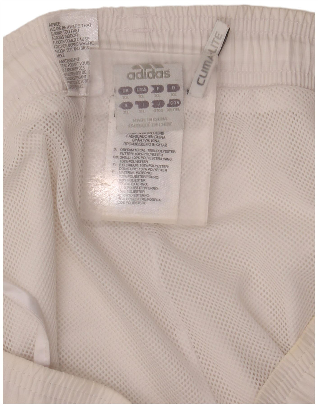 Adidas Herren Climalite Bermuda Sport Shorts XL Weiß Polyester