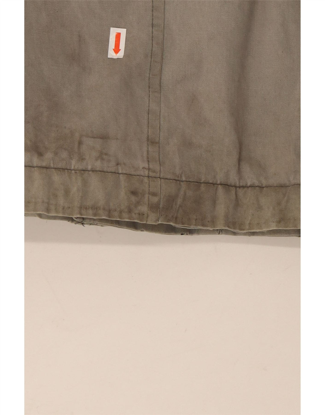 TIMBERLAND Herren-Windbreaker-Mantel mit Kapuze, UK 38, mittelgraue Baumwolle