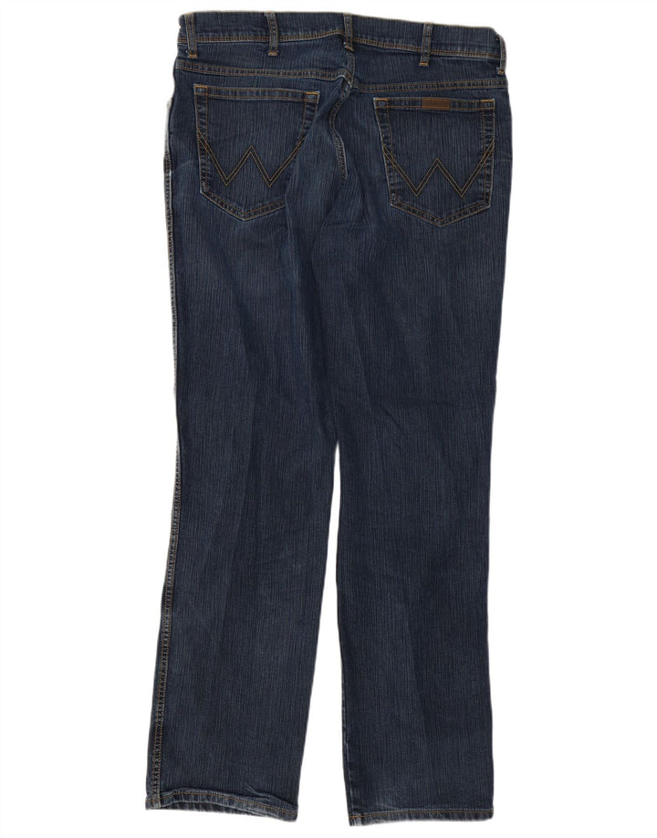 Wrangler Herren-Jeans mit normaler Passform, gerade Passform, W38, L32, Blau, Baumwolle