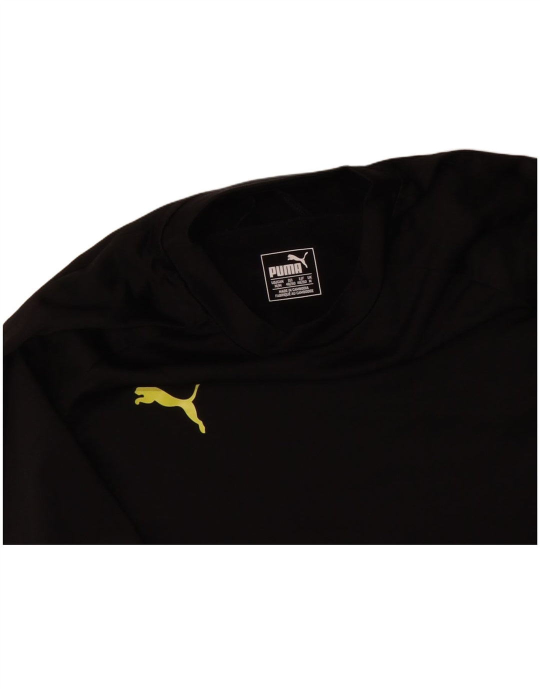 PUMA Herren-Top, langärmelig, mittelschwarz, Polyester