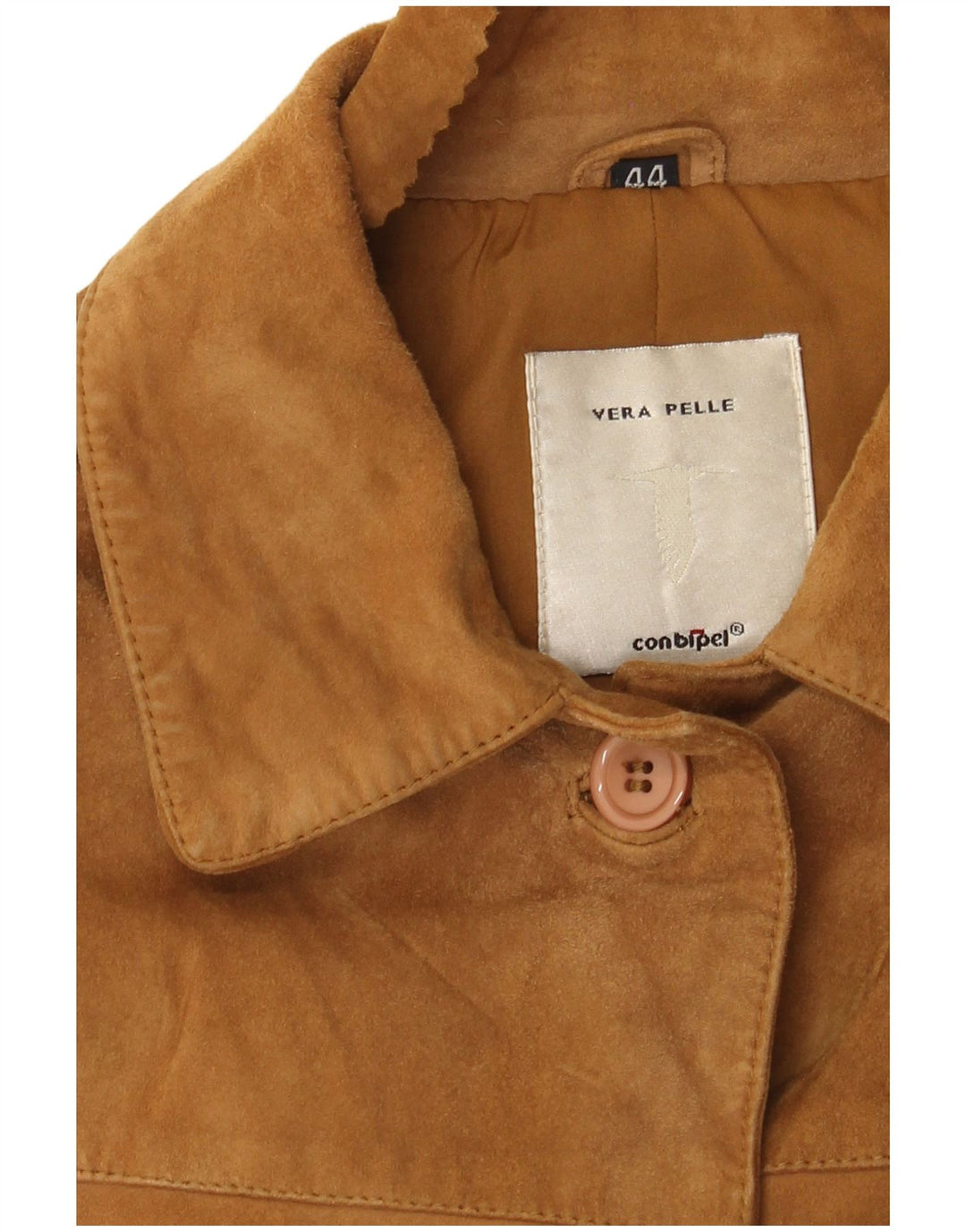 Conbipel Damen Wildlederjacke IT 44 Mittelbeige