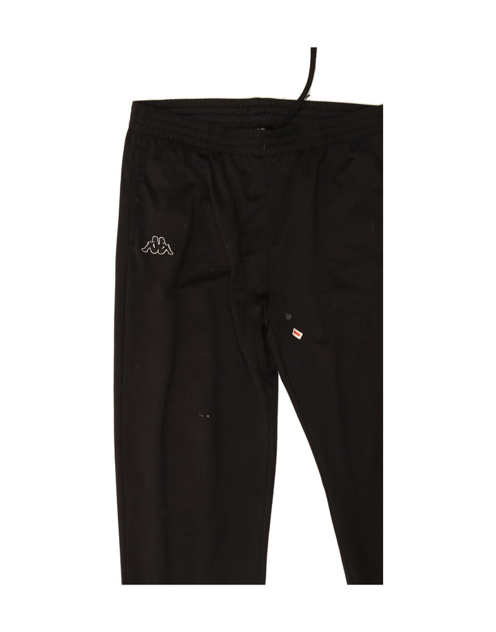 KAPPA Mens Tracksuit Trousers Joggers Large  Black Polyester Vintage Kappa and Second-Hand Kappa from Messina Hembry 