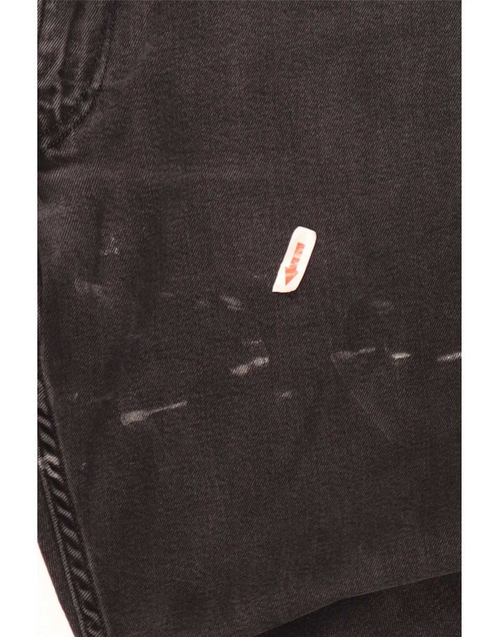 Replay Herren Slim Jeans W32 L27 Schwarze Baumwolle