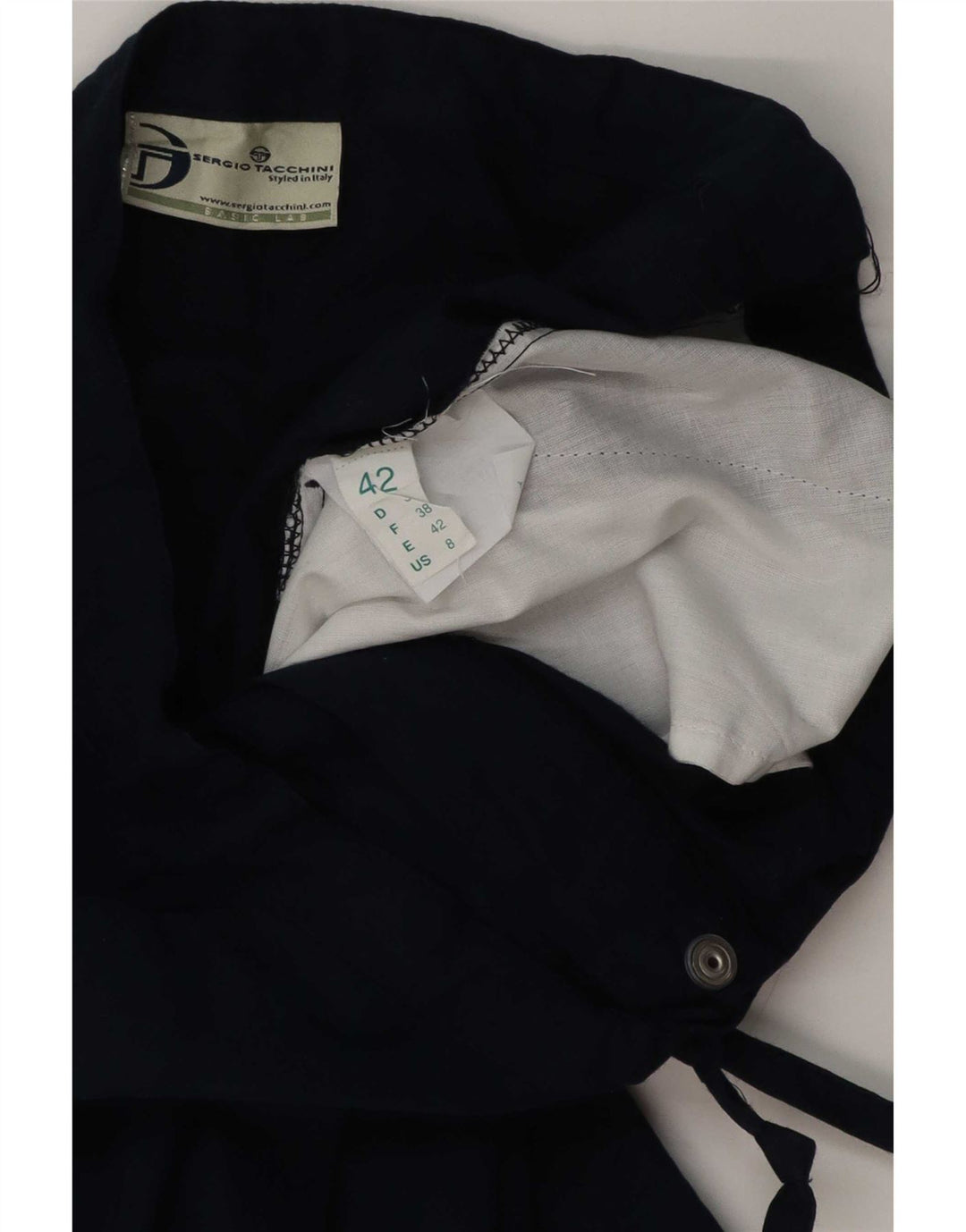 Sergio Tacchini Damen Capri-Trainingshose IT 42 Medium Navy Blue