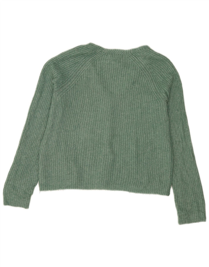 Fat Face Damen-Strickjacke in Übergröße, Gr. 8, klein, grünes Nylon
