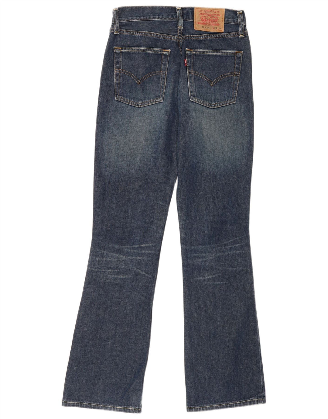 Levi's Herren 525 Bootcut Jeans W29 L34 Blaue Baumwolle