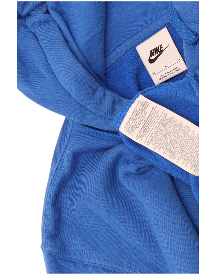 Nike Herren Kapuzenpullover aus mittelblauer Baumwolle