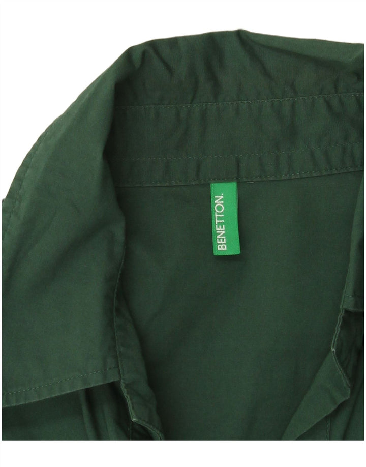 Benetton Damen Pullovershirt UK 12 Mittelgrün