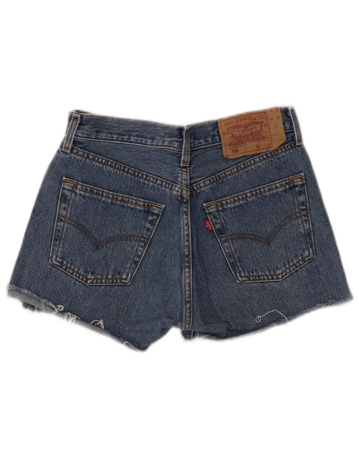 LEVI'S Damen 501 Jeansshorts W28 Mittelblau