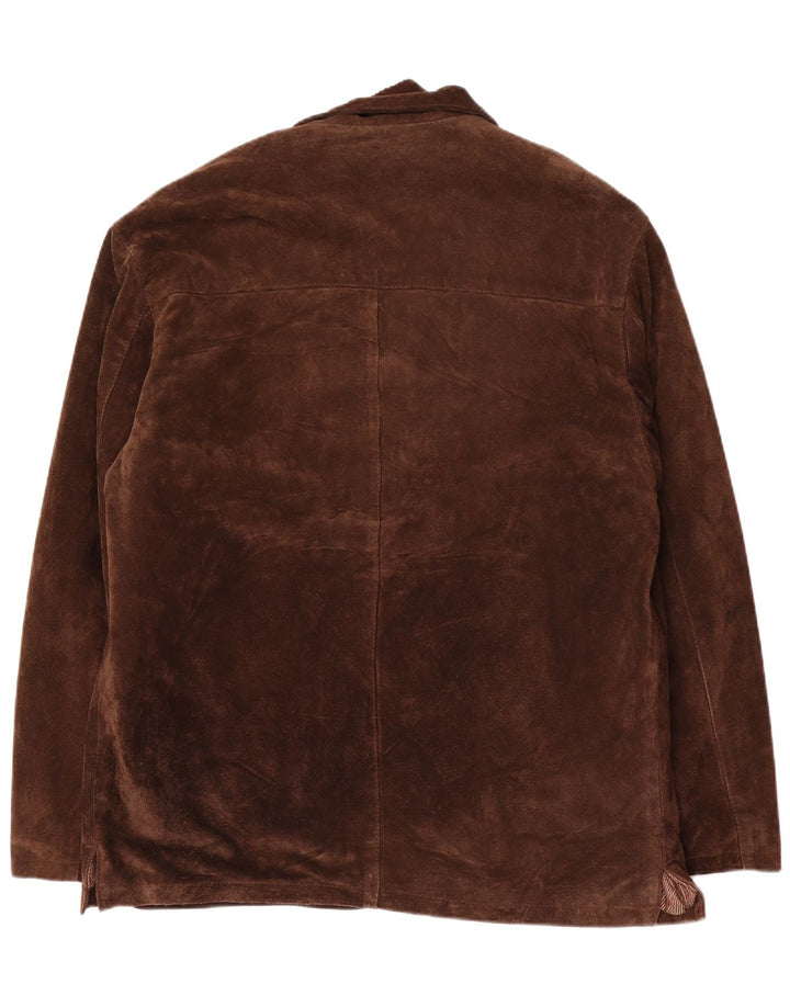 J. C. Twidd Herren Wildlederjacke IT 52 XL Braunes Leder