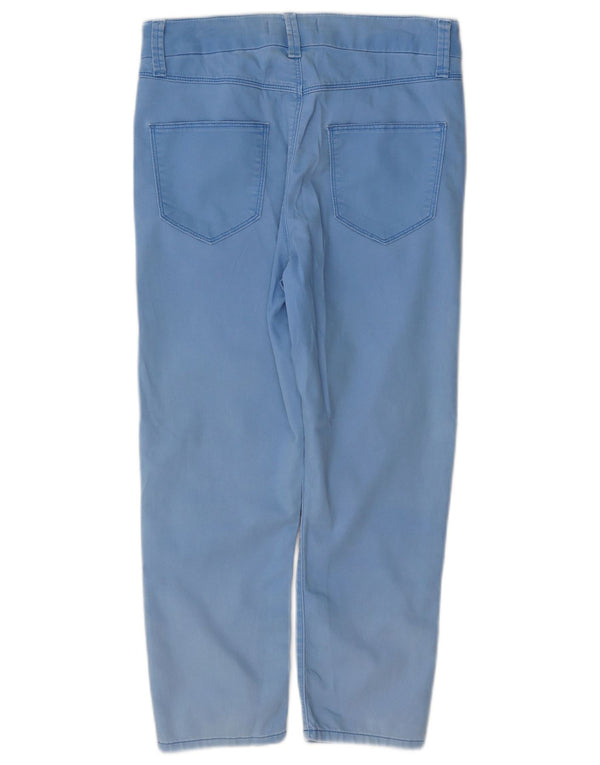 Marks & Spencer Damen-Cropped-Jeans UK 8 Small W27 L22 Blaue Baumwolle