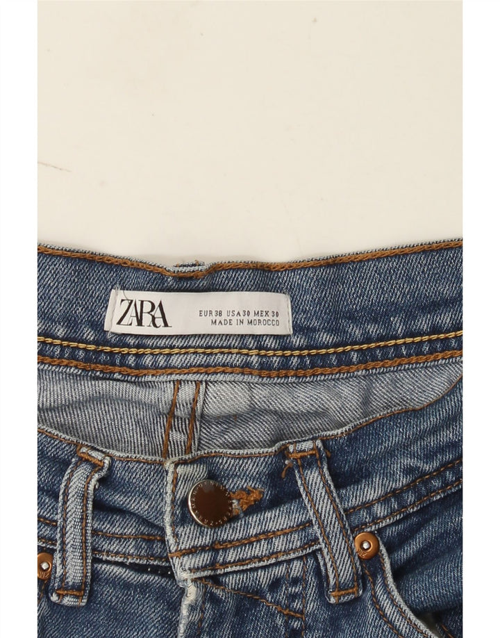 Zara Herren Slim Jeans EU 38 Small W30 L28 Blau