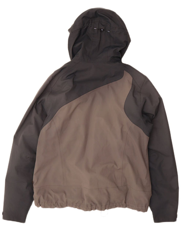 Jack Wolfskin Damen Windjacke UK 16 Large Schwarz Colourblock