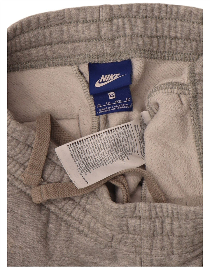 Nike Damen-Trainingshose UK 6 XS Grau gefleckte Baumwolle