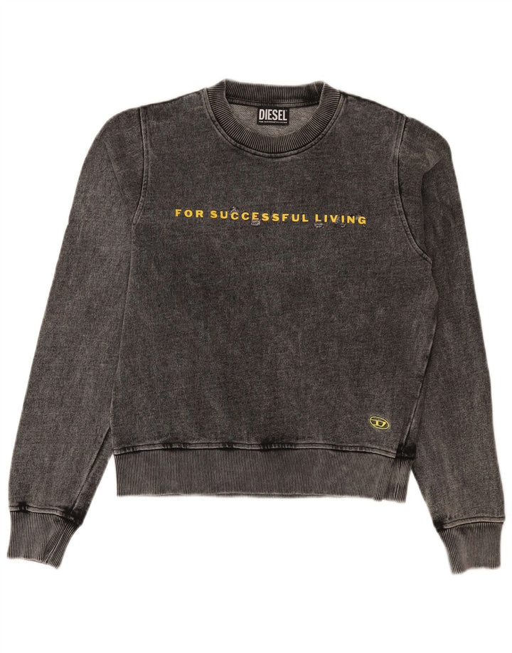 Diesel Herren Graphic Sweatshirt Pullover 2XS Grau