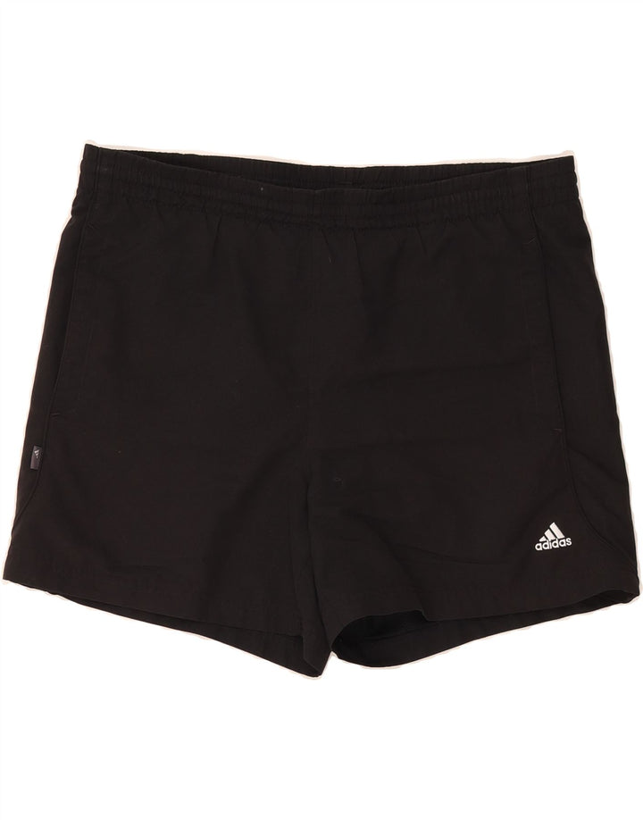 ADIDAS Mens Sport Shorts Medium  Black Polyester Vintage Adidas and Second-Hand Adidas from Messina Hembry 