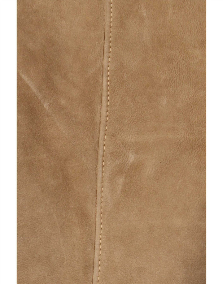 Cristiano Di Thiene Damen Lammfellmantel IT 44 Mittelbeige