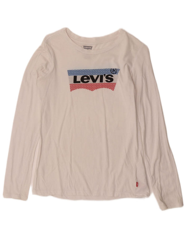 Levi's Jungen Graphic Top Langarm 15–16 Jahre Weiß