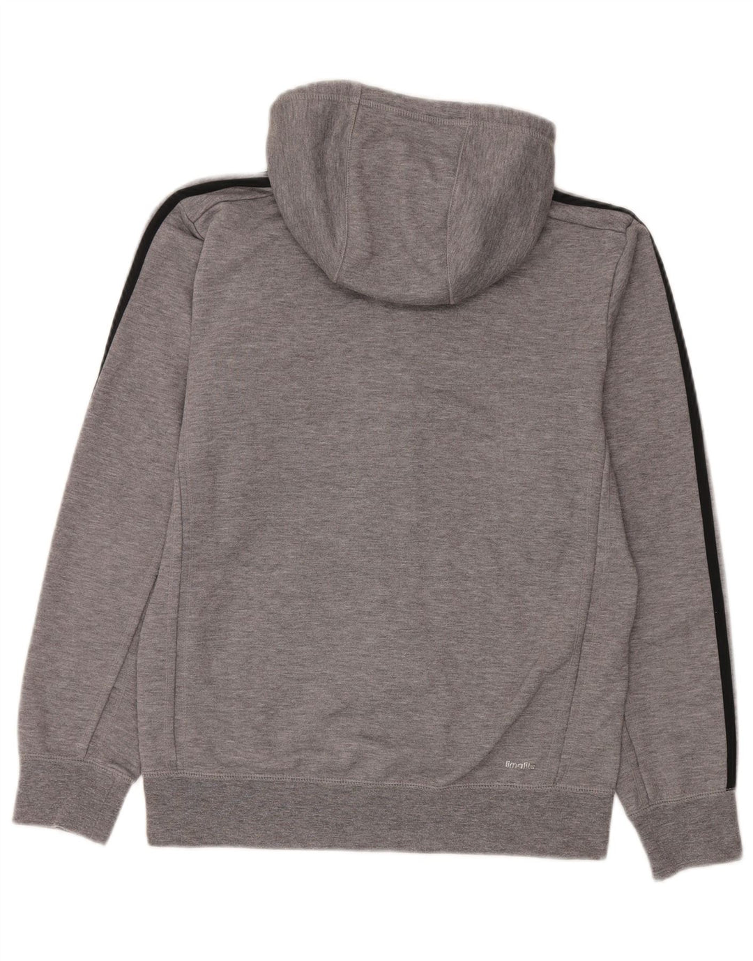 Adidas Herren Climalite Zip Hoodie Pullover Kleines grau meliertes Polyester