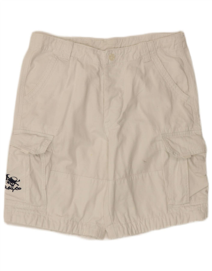 Vintage Herren Cargo Shorts XL W38 Weiß