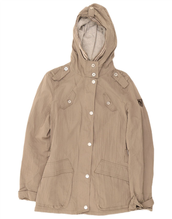 Murphy & Nye Damen Militär-Parka mit Kapuze IT 46 Large Beige