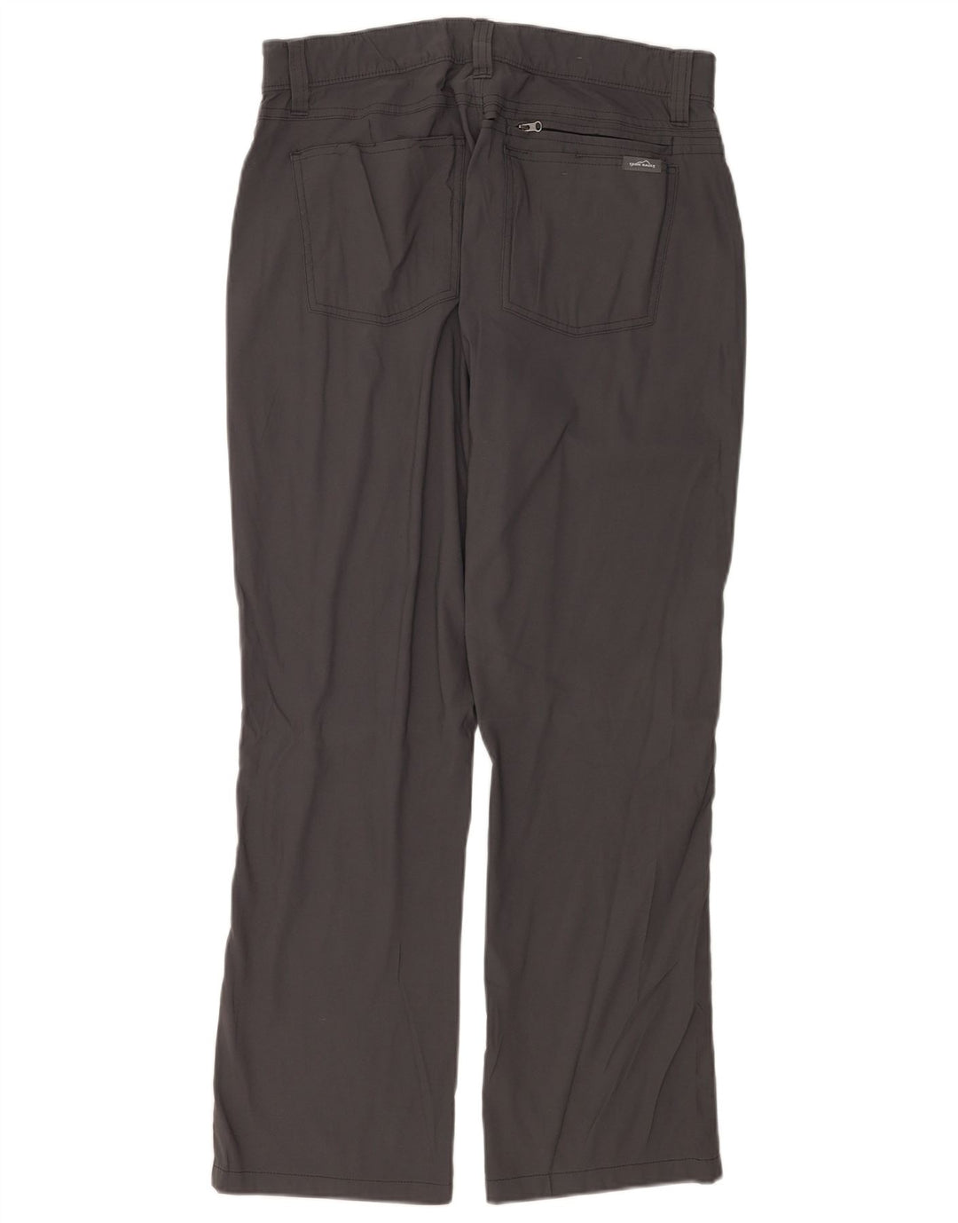 Eddie Bauer Herren gerade Freizeithose W34 L30 graues Nylon