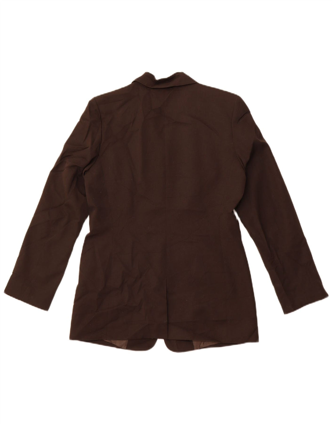 J. CREW Damen-Blazerjacke mit 4 Knöpfen, US 6, mittelbraune Wolle