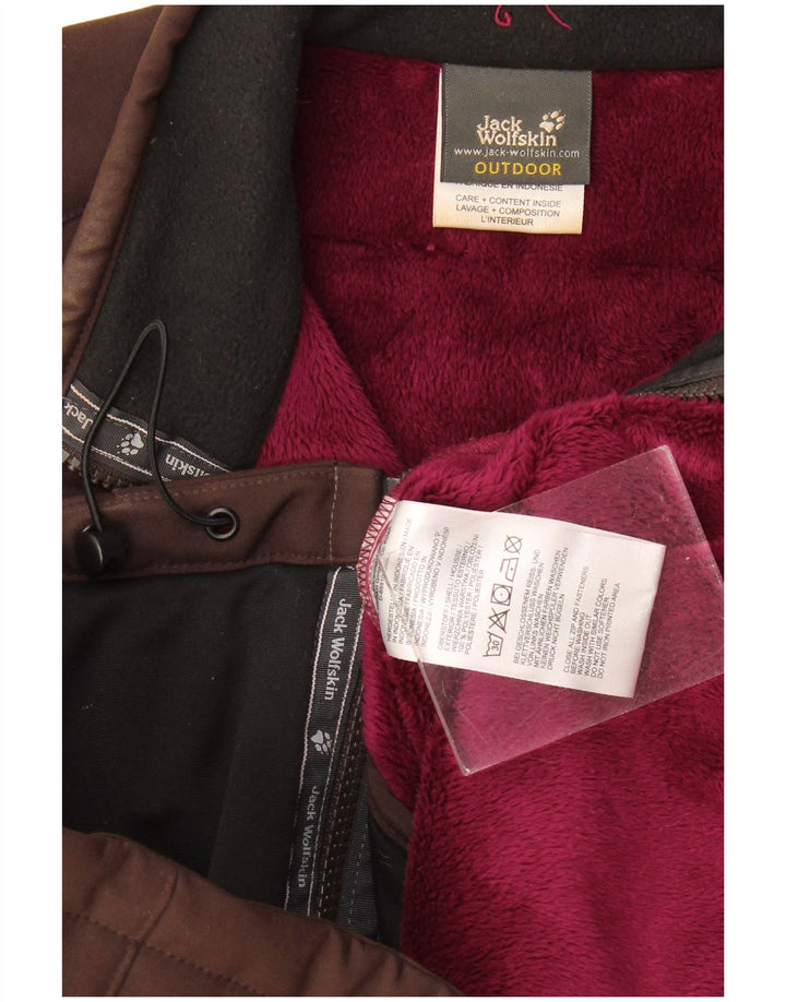 Jack Wolfskin Damen Liner Windjacke UK 16 Large Braun Polyester