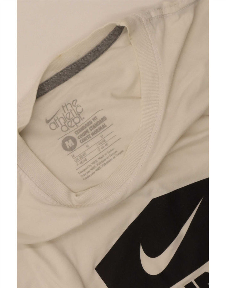 Nike Herren Standard Fit Graphic T-Shirt Top UK 38/40 Mittelweiß