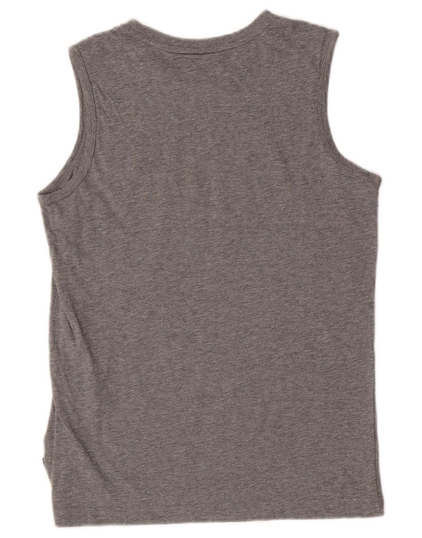 Puma Boys Graphic Vest Top 13-14 Jahre Grau meliert