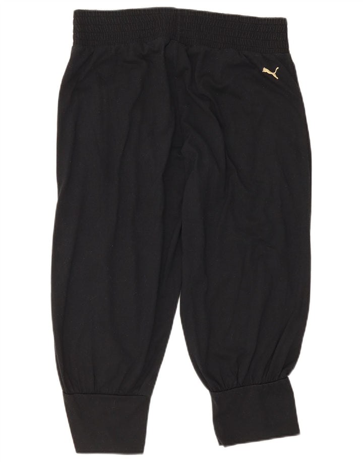Puma Damen Capri-Trainingshose, Jogginghose, UK 12, mittelschwarz, Polyester