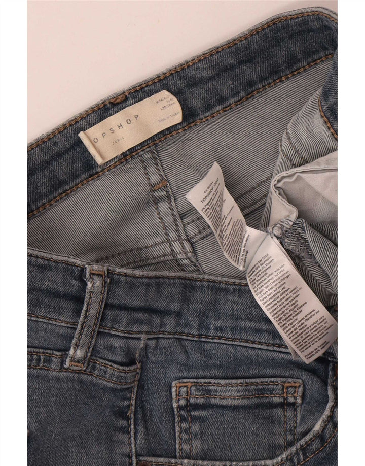 Topshop Damen Jamie Skinny Jeans W34 L25 Blau Polyester