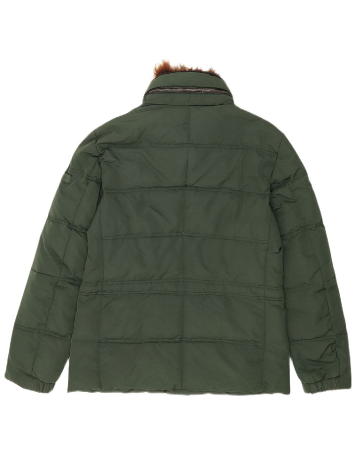 PEUTEREY Herren Wattierte Jacke UK 36 Small Grün Polyamid
