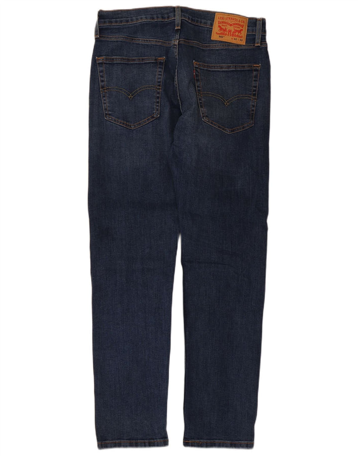Levi's Herren 502 Tapered Jeans W32 L32 Blaue Baumwolle