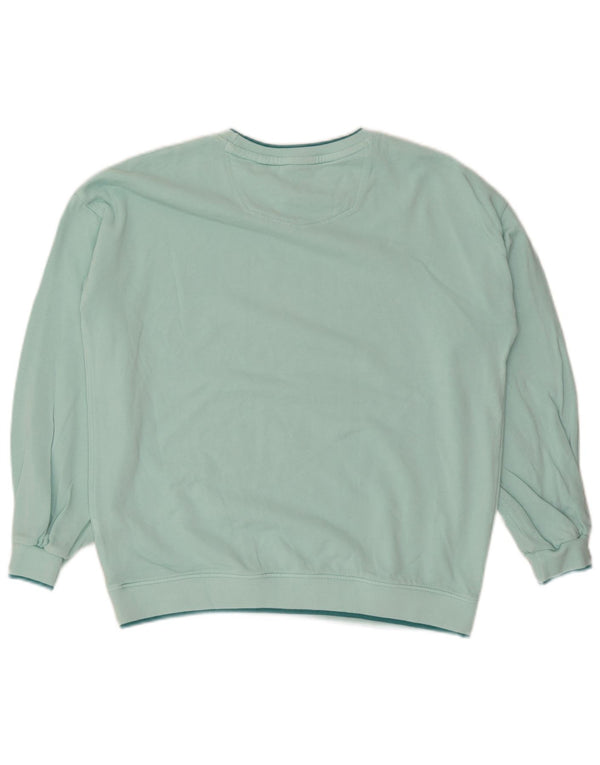 Fat Face Damen-Sweatshirt mit Grafik-Übergröße, Gr. 12, mitteltürkis