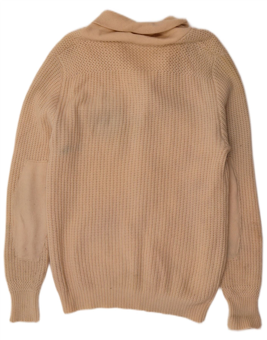 Gas Herren Strickjacke XL Beige Wolle