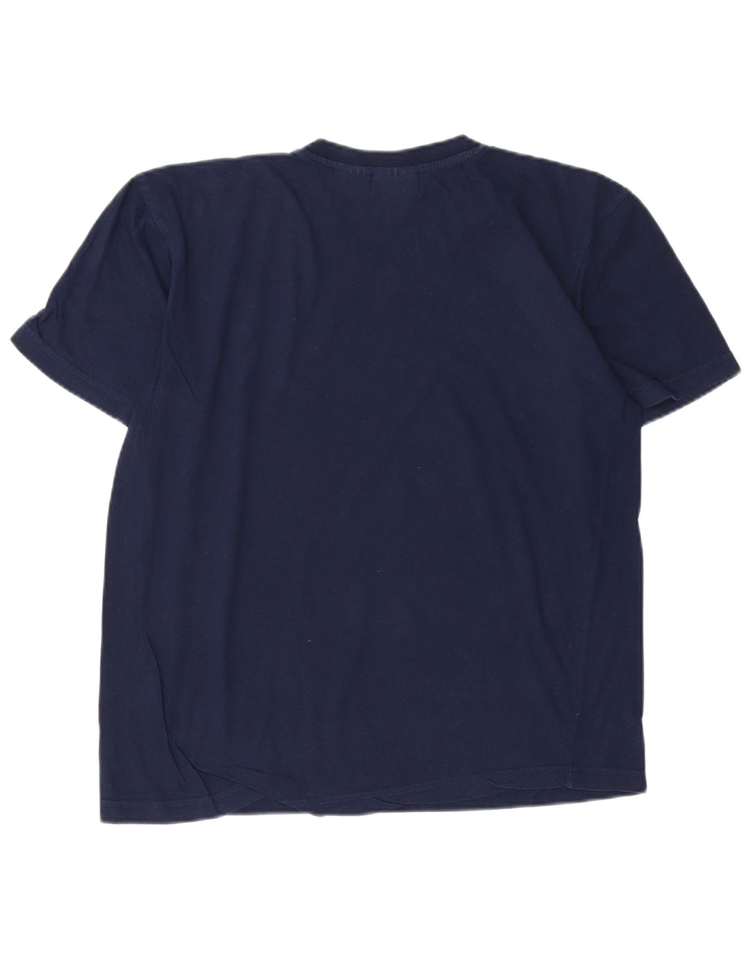 FILA Herren-T-Shirt-Oberteil aus Baumwolle in mittlerem Marineblau
