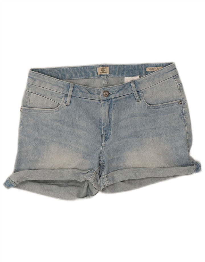 Timberland Damen Jeansshorts W29 mittelblaue Baumwolle