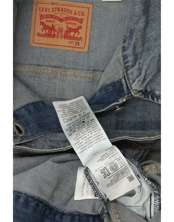 Levi's Damen Jeansjacke UK 22 3XL Blue Cotton Classic