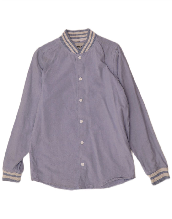 Carhartt Herrenhemd XS Blaue Baumwolle