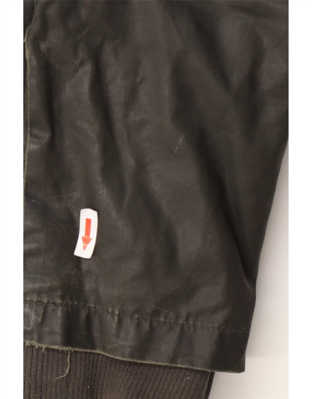 Threadbare Herren-Jacke aus gewachster Baumwolle mit Kapuze, Größe 40, Grün