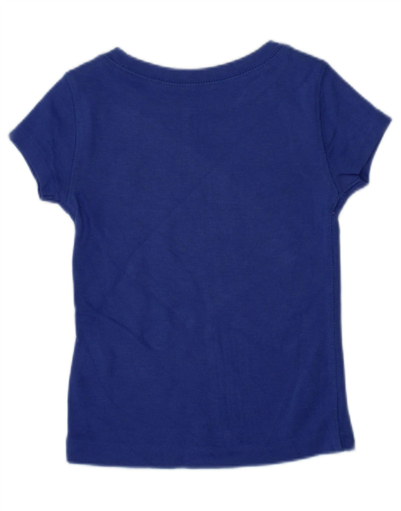 POLO RALPH LAUREN Baby Girls T-Shirt Top 18-24 Months Blue Cotton Vintage Polo Ralph Lauren and Second-Hand Polo Ralph Lauren from Messina Hembry 