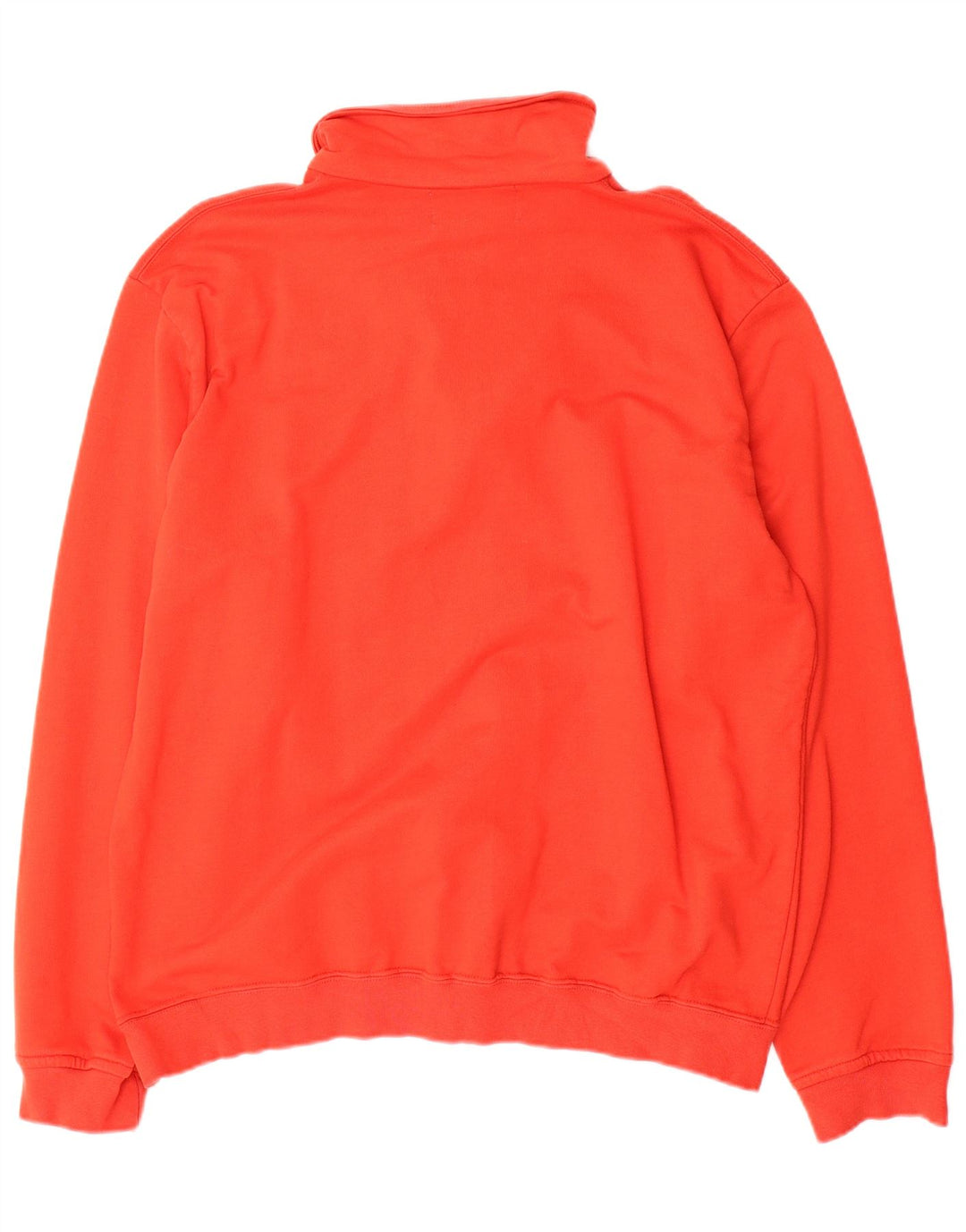 Kappa Herren-Sweatshirt mit Reißverschluss, XL, rote Baumwolle