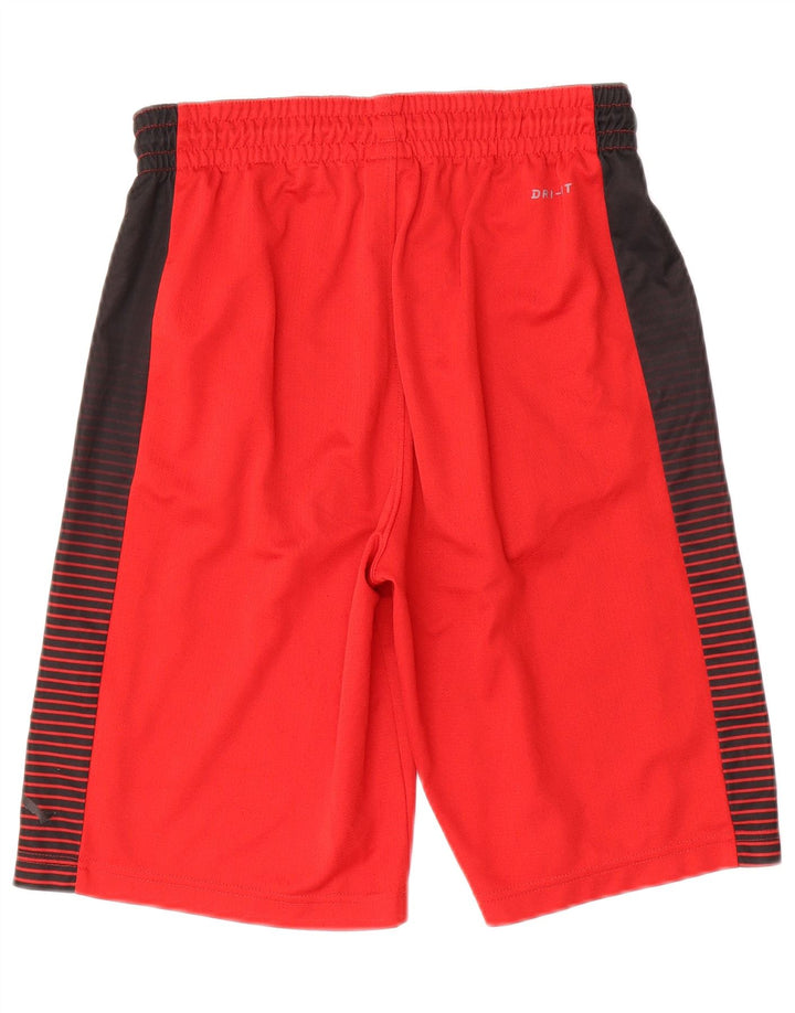 Jordan Herren-Sportshorts mit Dri-Fit-Grafik, Größe S, rotes Farbblock-Polyester