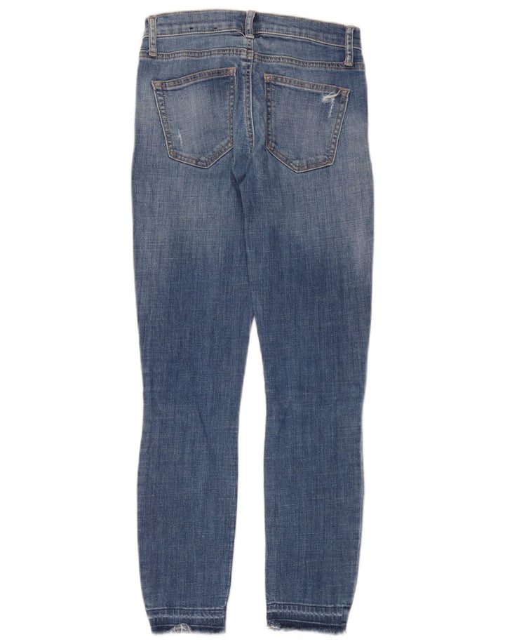Gap Herren Distressed Slim Jeans W24 L27 Blaue Baumwolle