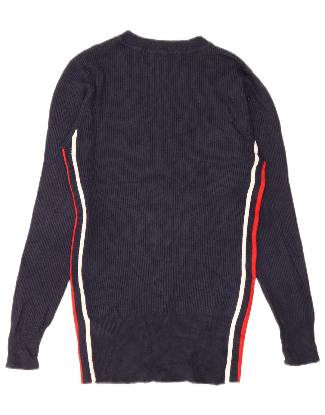 Marks & Spencer Damen-Pullover mit Rundhalsausschnitt, Gr. 8, Marineblau