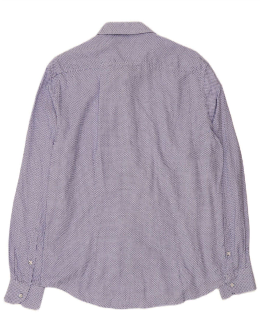 Dack's Slim-Fit-Hemd für Herren, Größe L, Blau, Argyle/Diamant-Baumwolle