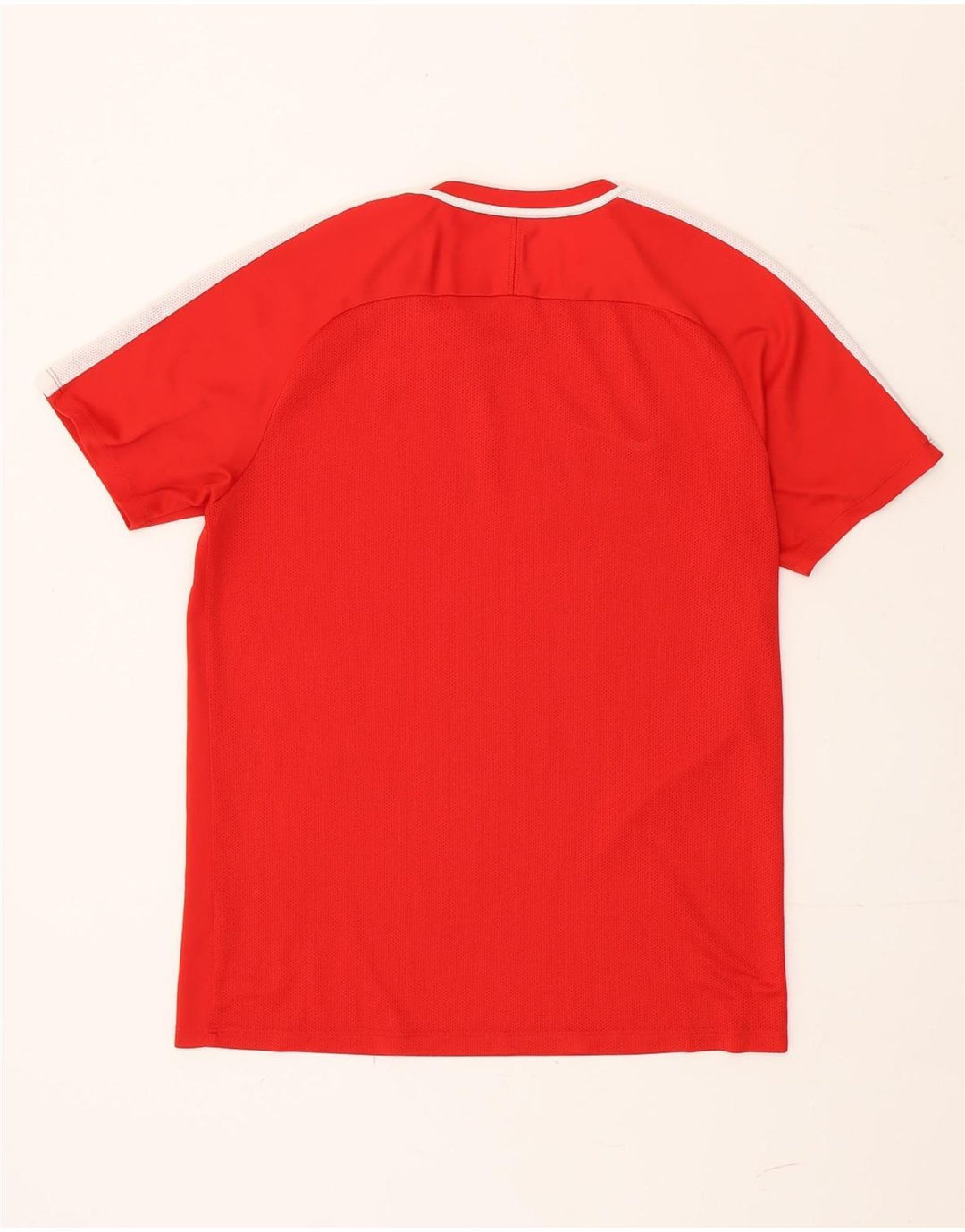 Nike Herren Dri Fit T-Shirt-Oberteil, groß, rot, Farbblock